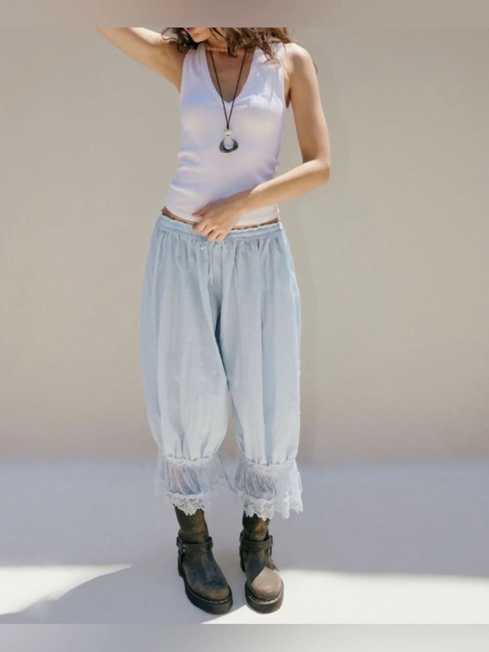 NWOT Free People We The Free Neria Tank - ivory white - small
